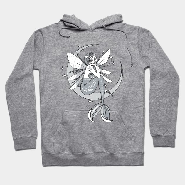 Mermaid Moon Fairy Hoodie by DajonAcevedo